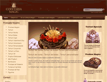 Tablet Screenshot of cofetaria-magic.ro